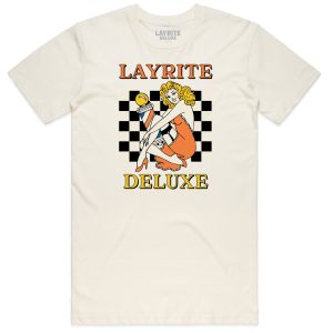 Checkerboard White Tee