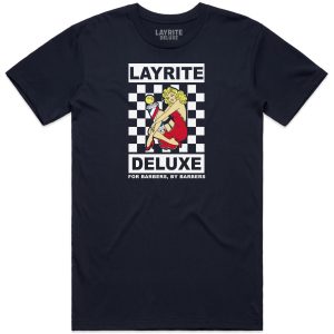 Grid- Navy Tee