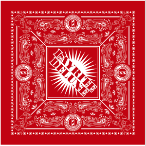 Layrite Printed Bandana - Red