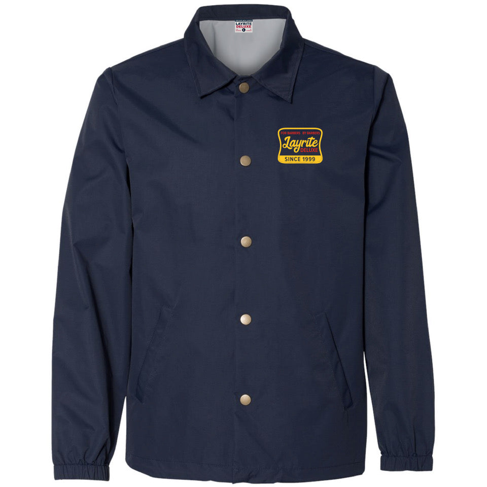 Squeeze- Navy Coach Jacket - Image 2