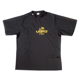 Layrite Official Barber Smock. Black