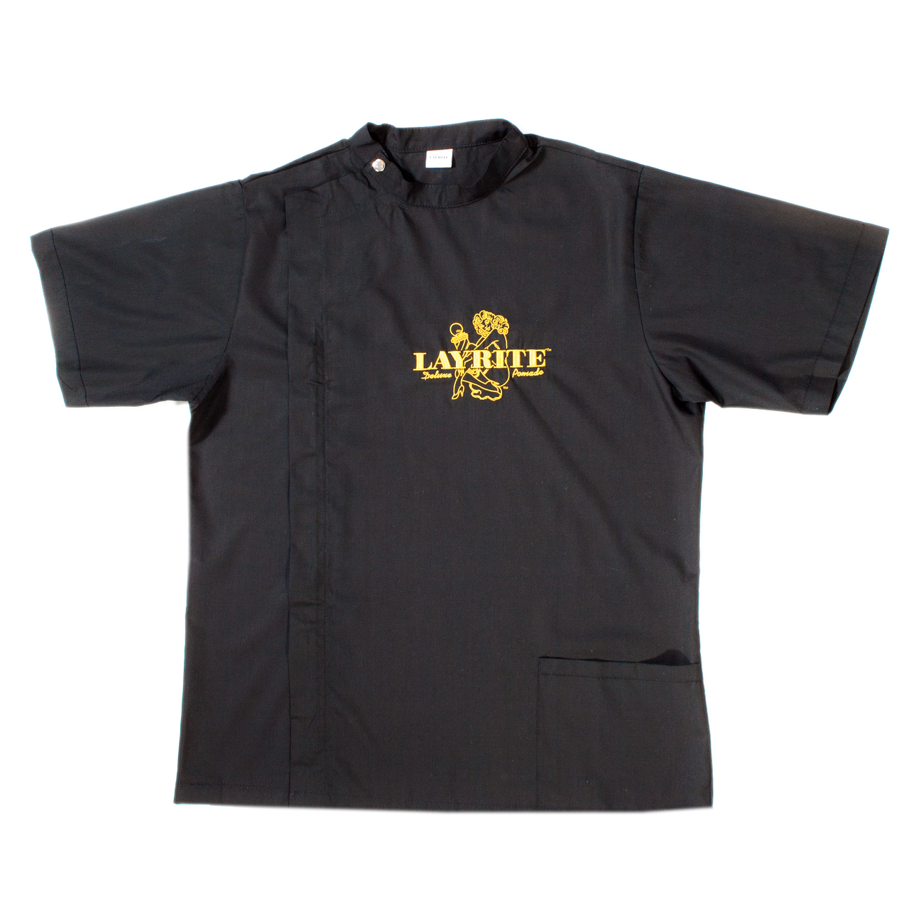 Layrite Official Barber Smock. Black - Image 4